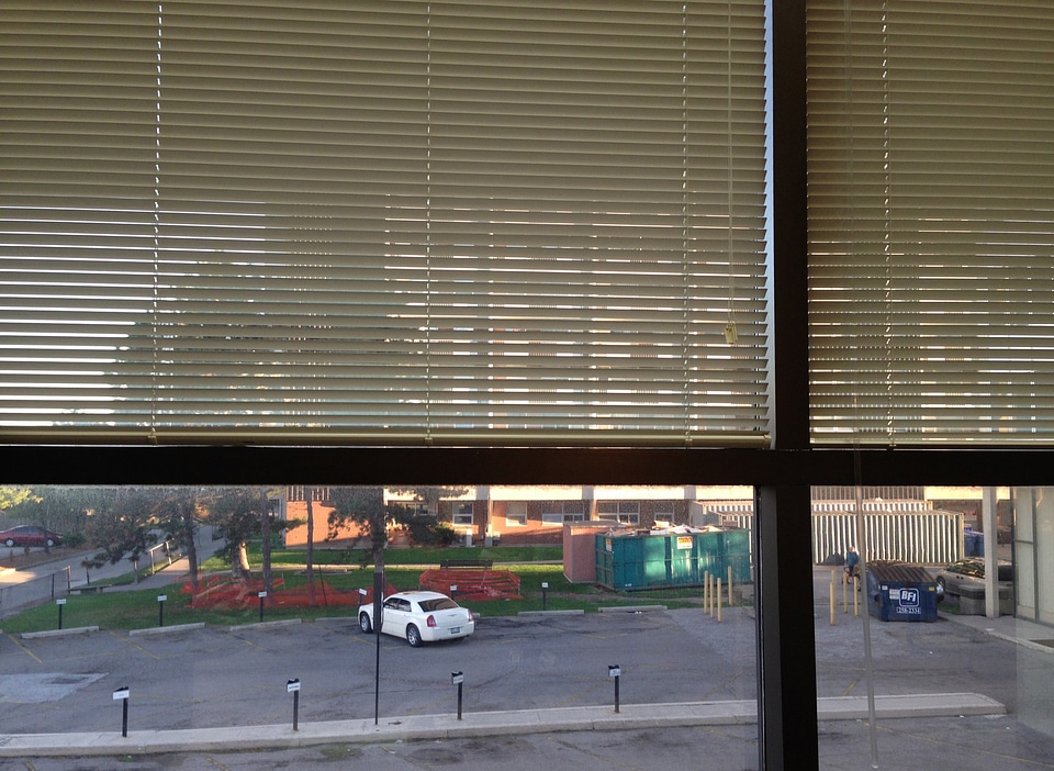 Parking lot business building