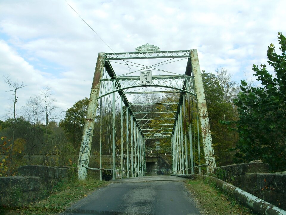 Historical green bridge
