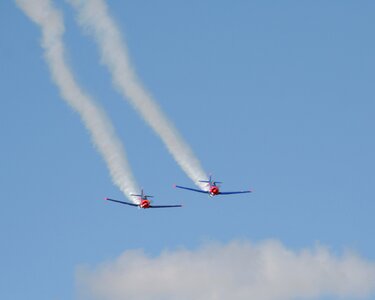 Airshow sky clouds