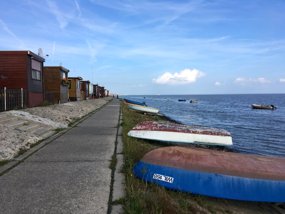 Beach water boats