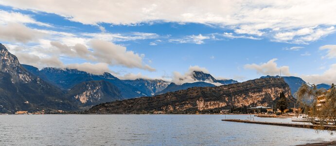 Italy mountains monte brione photo