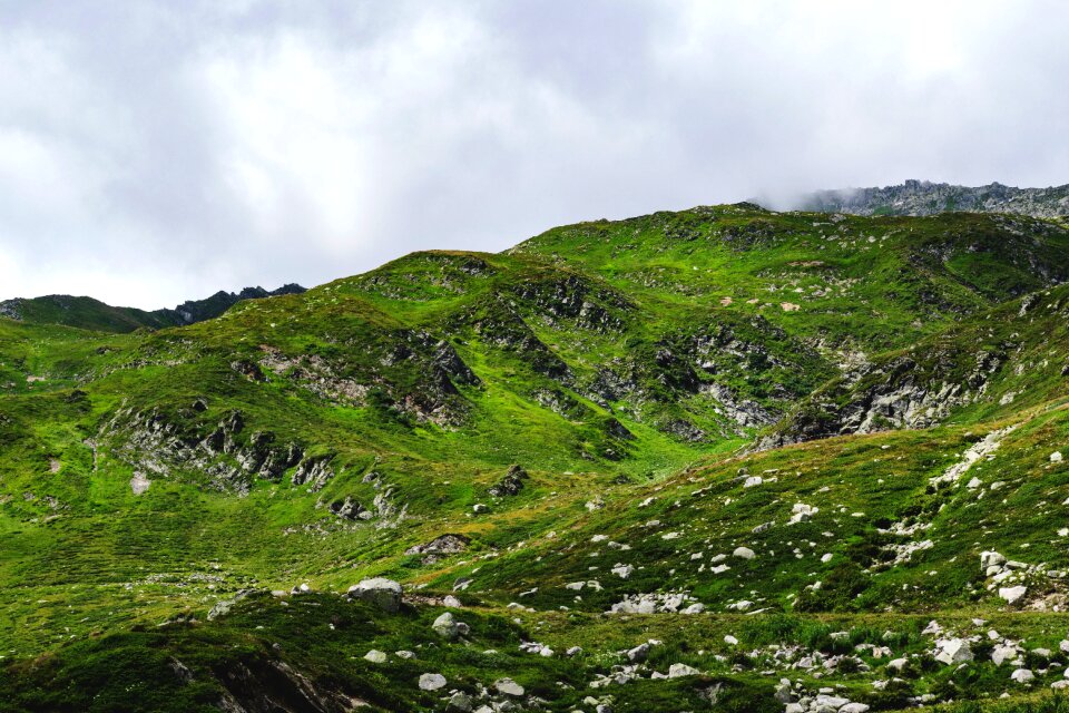 Alpine nature mountain landscape