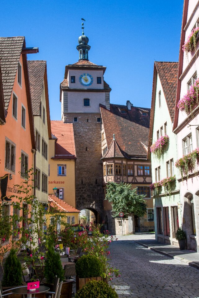 Historic center gate tower george alley