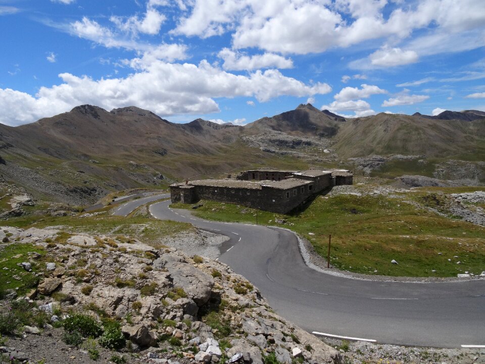 Alps of high provence mountain landscape