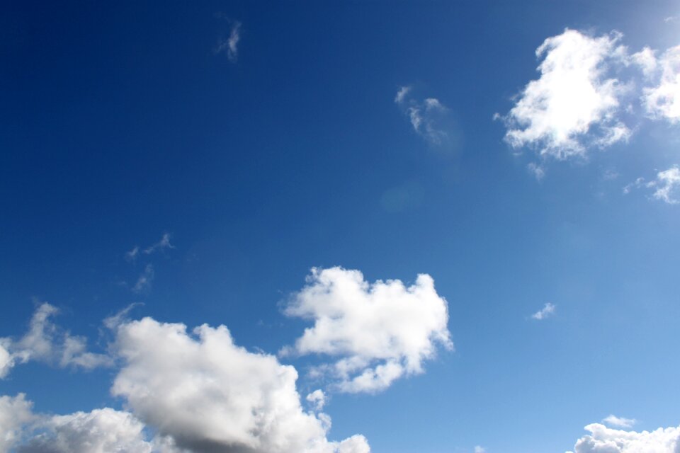 Clouds blue blue sky clouds photo