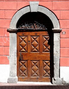 France village door wood