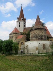 Transylvania romania fortified church photo