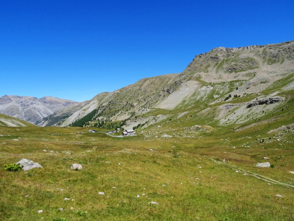Mountain alps valley