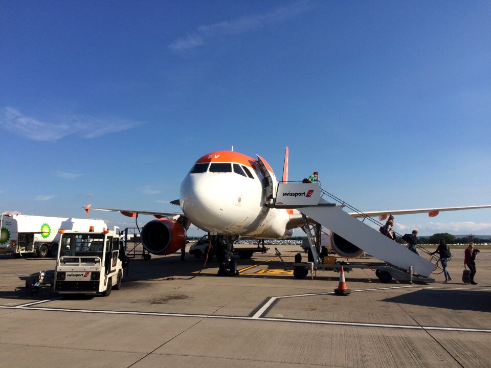 Blue sky transport travel