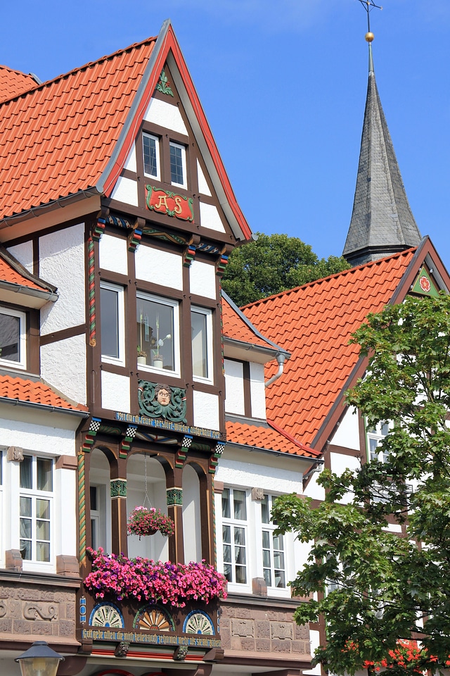 Truss fachwerkhäuser flowers