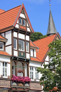 Truss fachwerkhäuser flowers