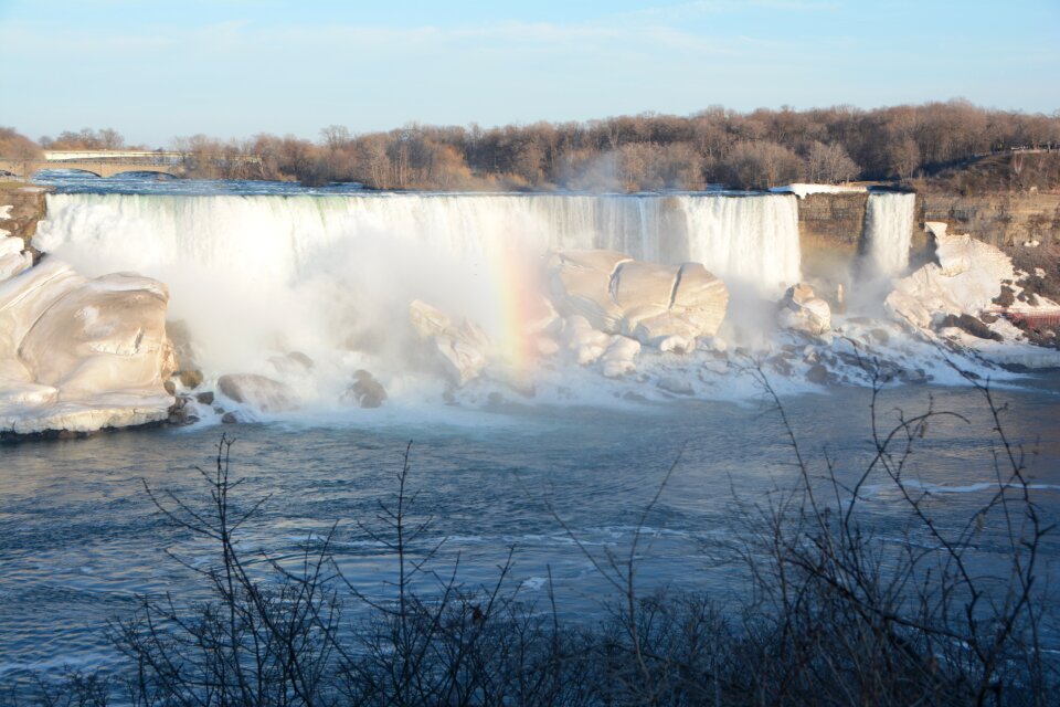 Winter waterfall ontario