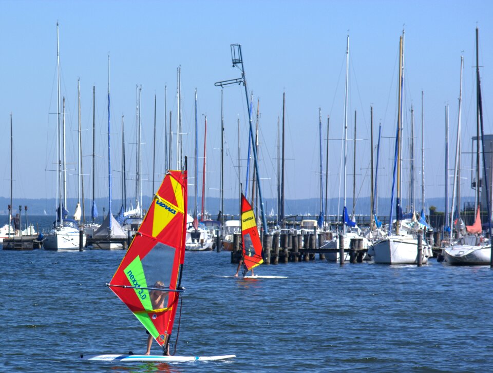 Windsurfing sport leisure