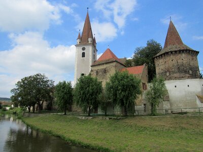 Transylvania romania fortified church photo