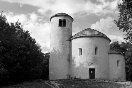Wallpaper church romanesque rotunda