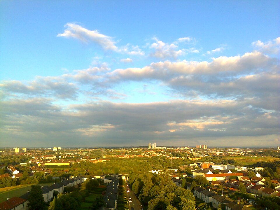 Glasgow view panorama