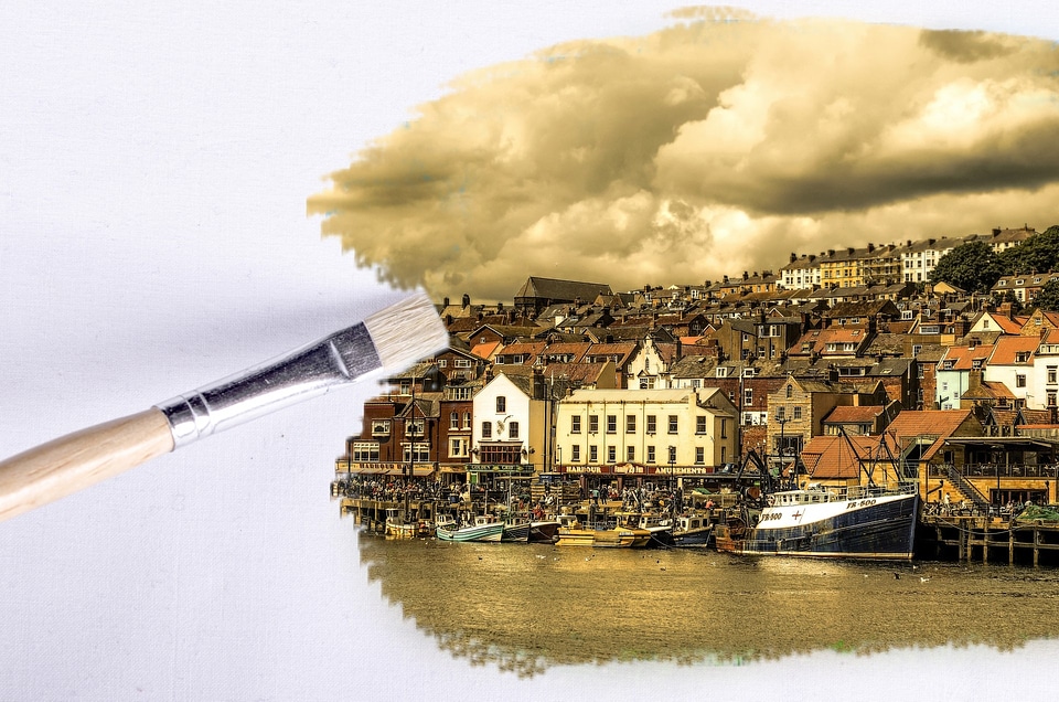 Wallpaper clear town
