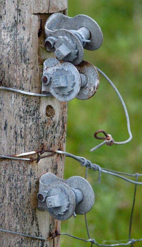 Wooden posts wood pile weathered photo