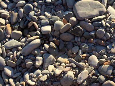 Beach pebble beach stones photo