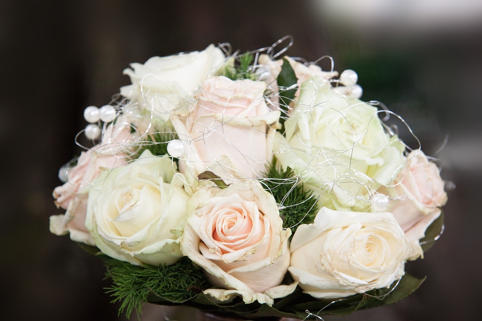 Bridal bouquet wedding luck