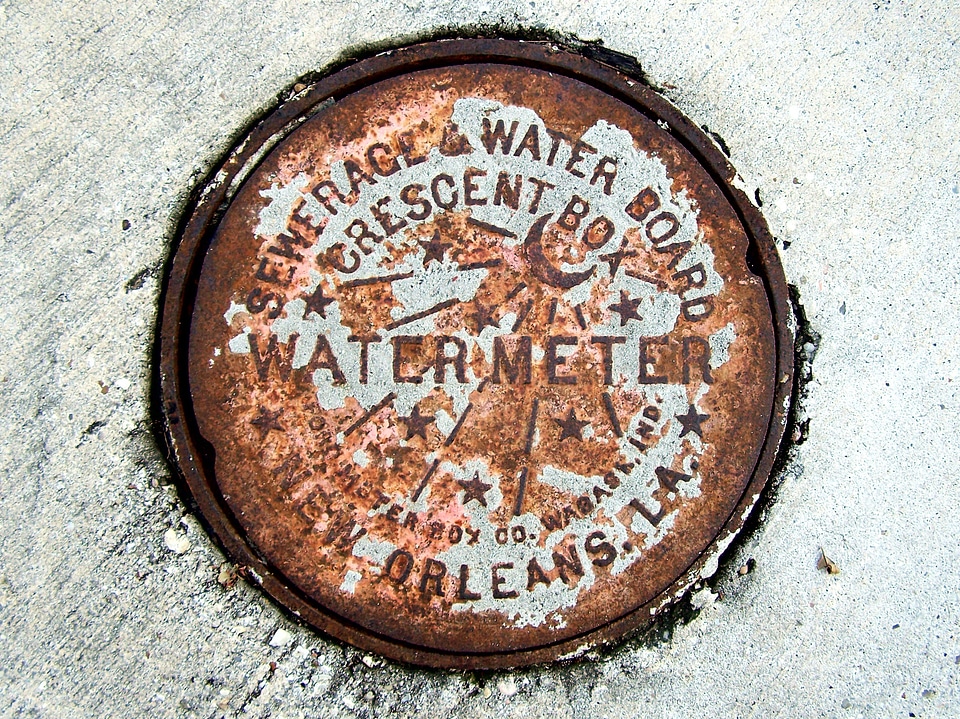 Rusted new orleans grunge