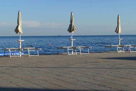 Travel adriatic sea early morning photo