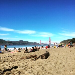 Bridge beach landmark photo