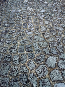 Dark road pavement texture photo