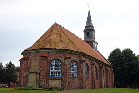 Church east frisia village