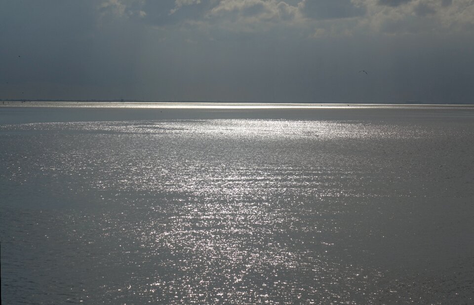 Evening sky water atmospheric