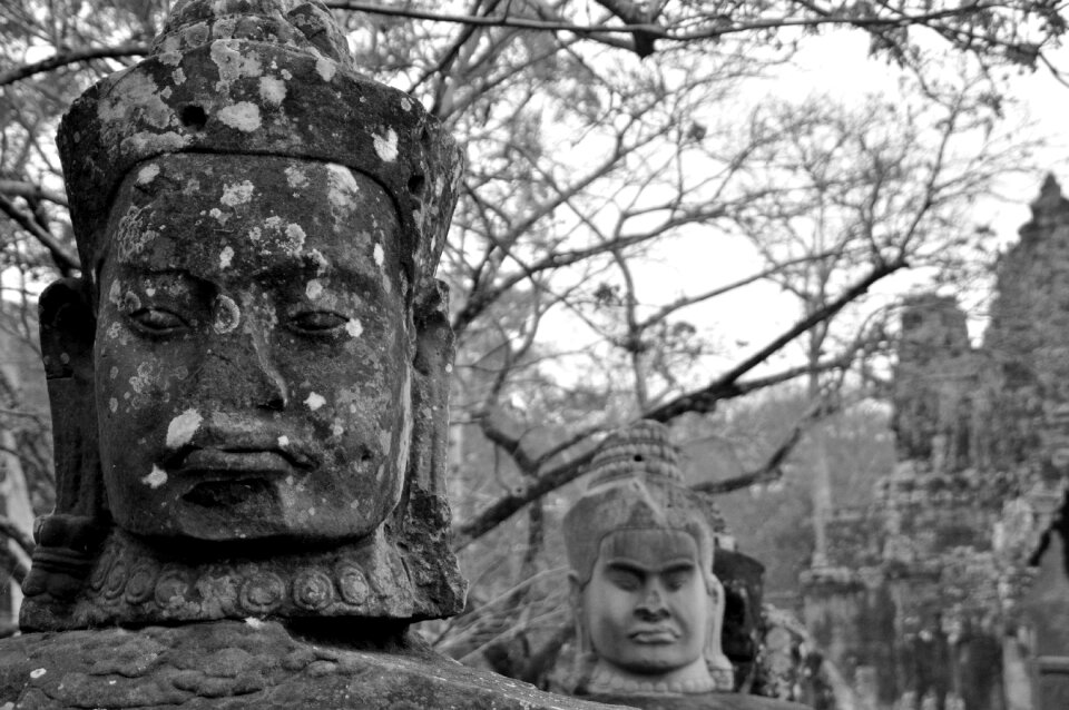 Temple complex history sculpture