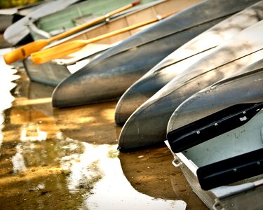Canoeing outdoors nature