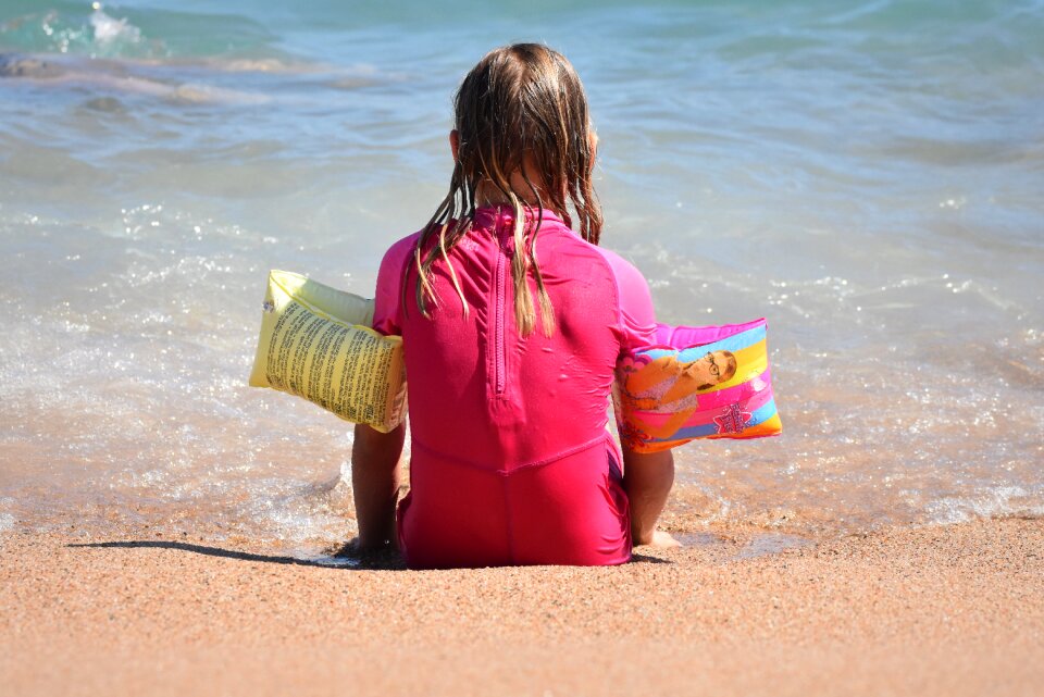 Beach people uv-resistant clothing