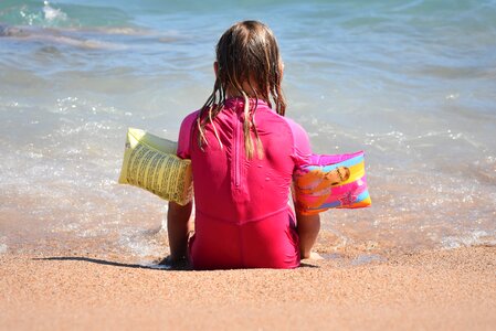 Beach people uv-resistant clothing