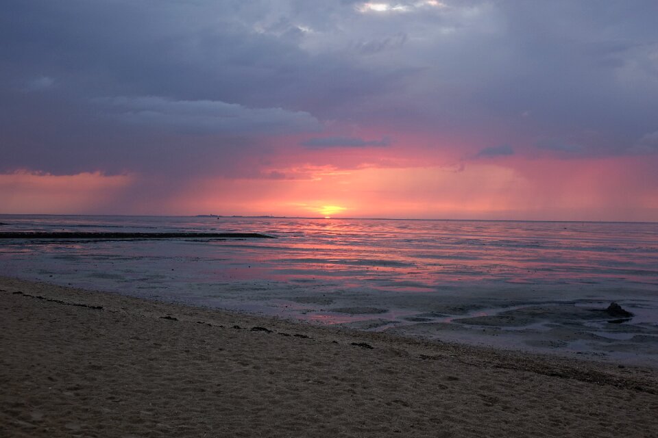 Beach sea abendstimmung