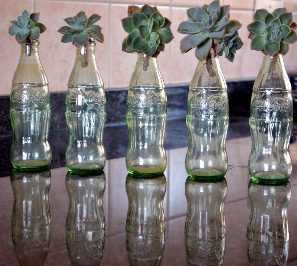 Glass jar reflection