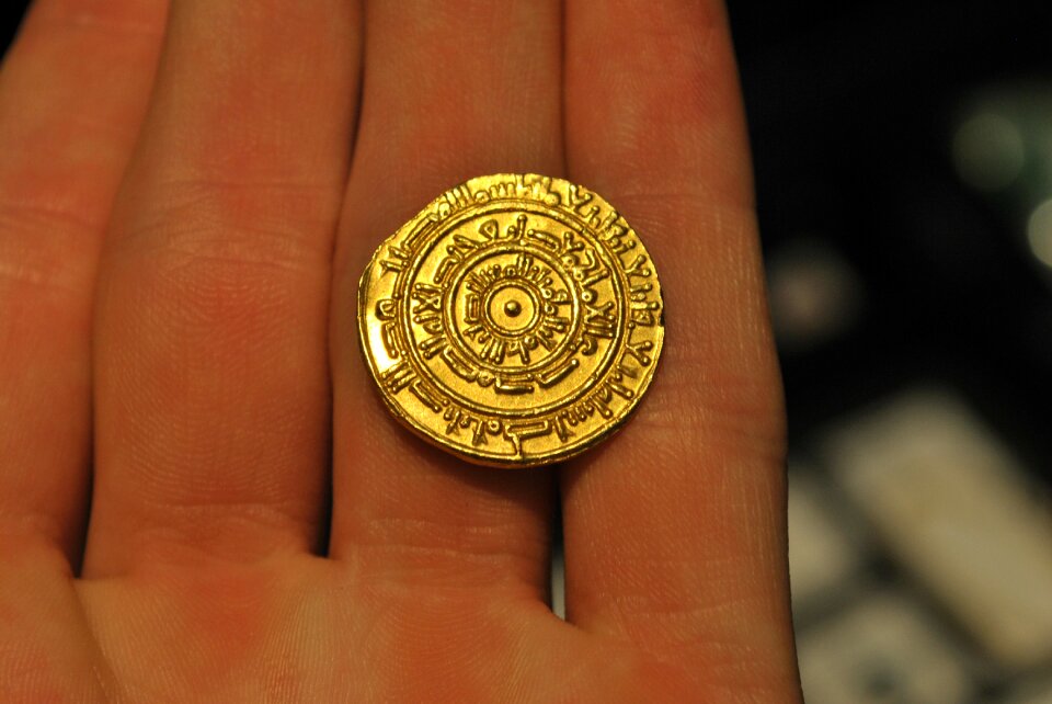 Treasure gold coin museum