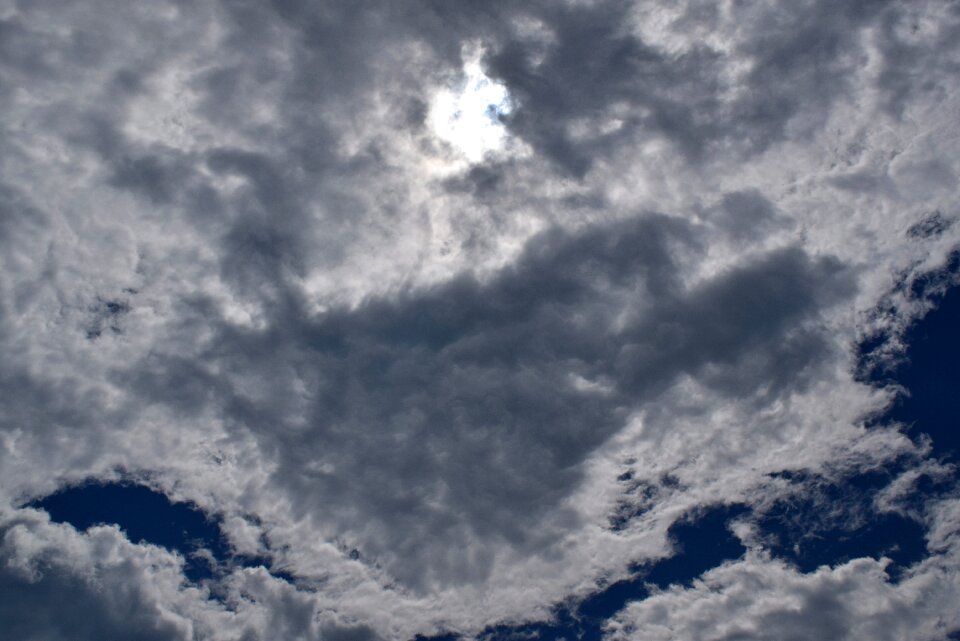Day s cloudy skies blue