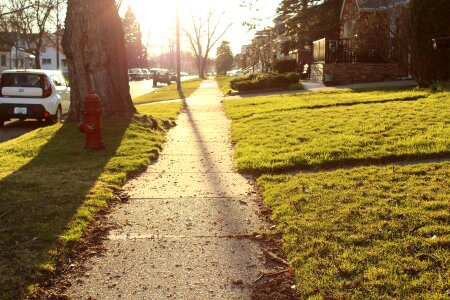 Landscape nature walk