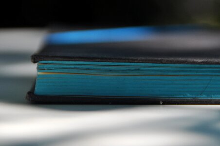 Turquoise literature book pages