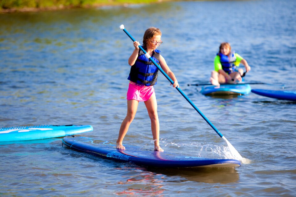 Paddle board summer photo