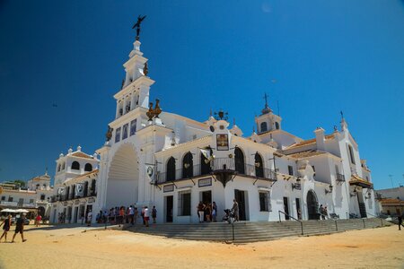 Spain white villages church photo