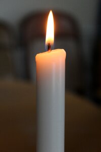Evening candlelight candlestick photo