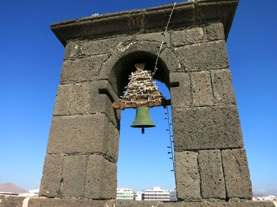 Arrecife castle bell tower