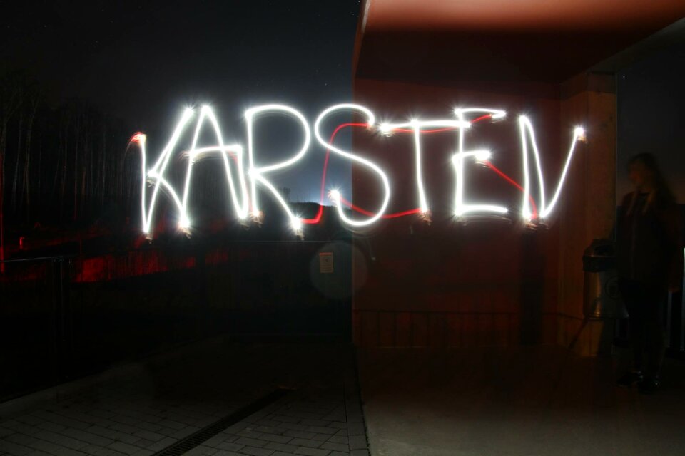 Mobile phone long exposure karsten