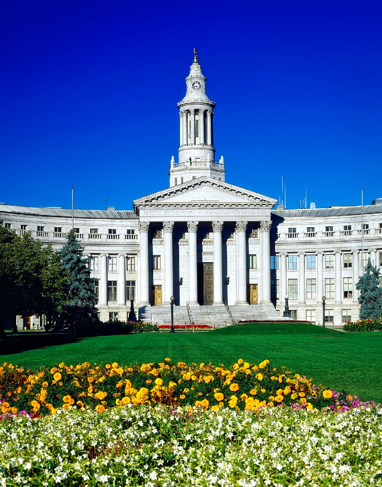 Urban city hall building
