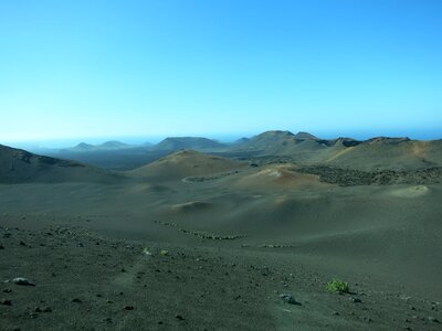 Lanzarote volcano island panorama