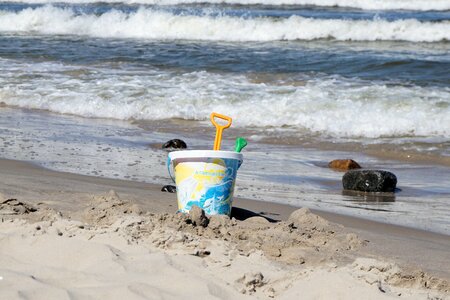 Baltic sea sand summer