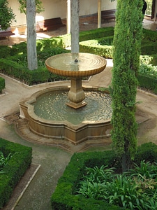 Granada garden moorish photo