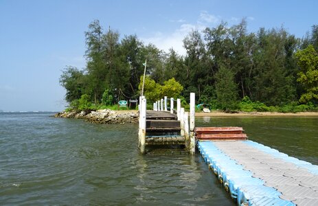 Estuary kali river photo